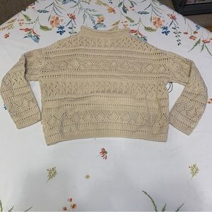 NWT Callahan Crochet sweater knitwear size small